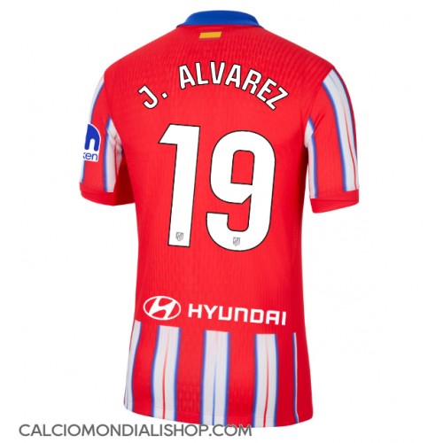 Maglie da calcio Atletico Madrid Julian Alvarez #19 Prima Maglia 2024-25 Manica Corta